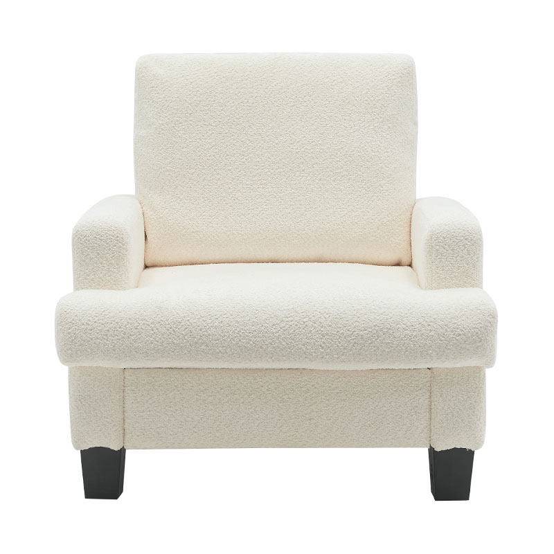 Moderná látková pohovka Teddy Velvet White